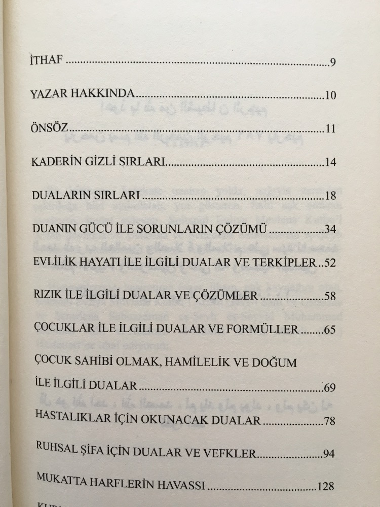 Duanın Gücü Sırların Şifresi
