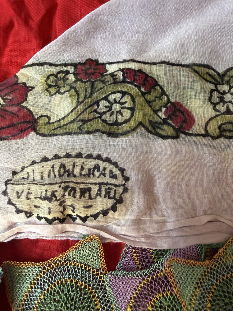 Tokat Tahta Baskı Efe Oyası Yazma