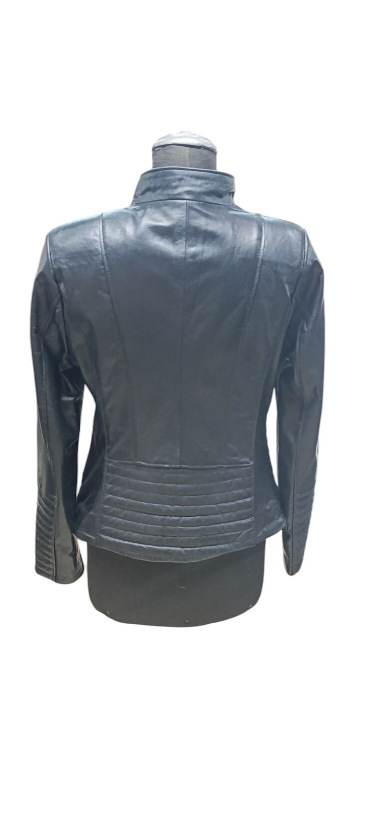 KADIN SİYAH SPOR DERİ CEKET MODEL NO MT1