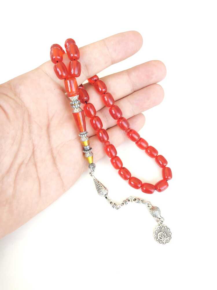Nakkaş İmame / Ateş Kehribar Tesbih