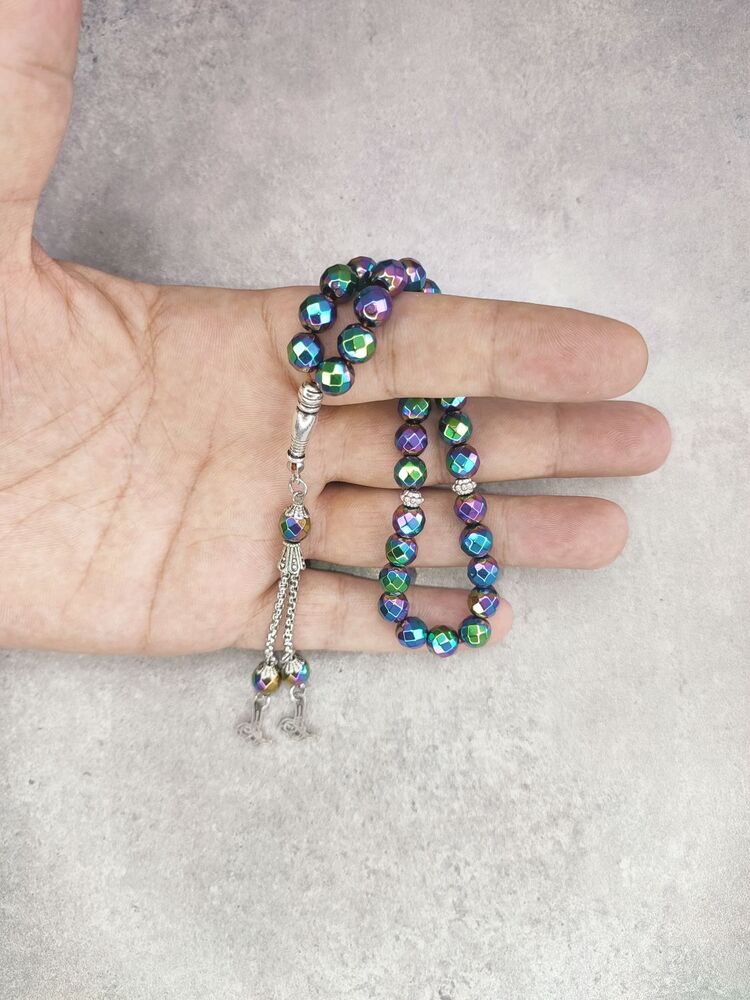 Multi Color Hematit Taşı Bilek Boy Tesbih