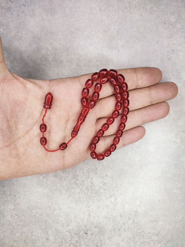 Bilek Boy Ateş Kehribar Tesbih