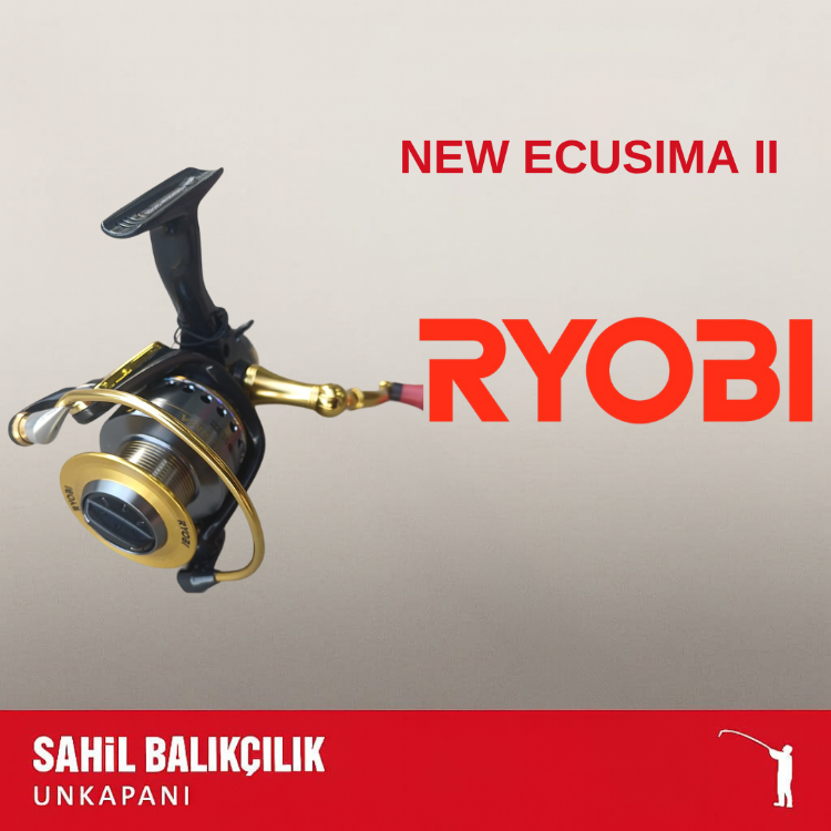 RYOBI NEW ECUSIMA II YENİ GOLD SERİSİ 8000 OLTA MAKİNESİ