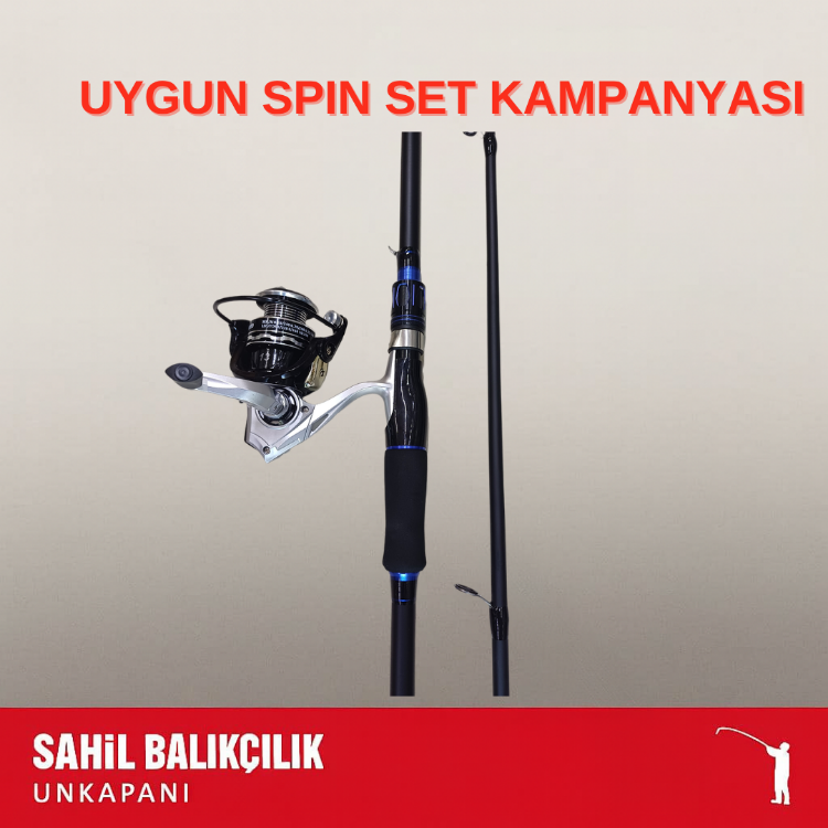 SAHİL BALIKÇILIK UNKAPANI UYGUN SPIN SET KAMPANYASI