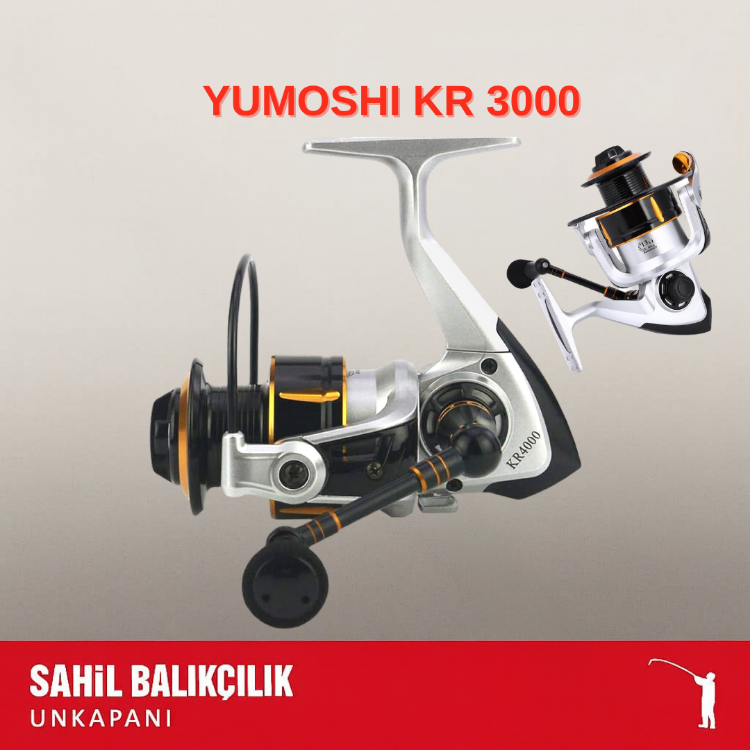 YUMOSHI KR3000 13+1BB SPIN OLTA MAKİNESİ