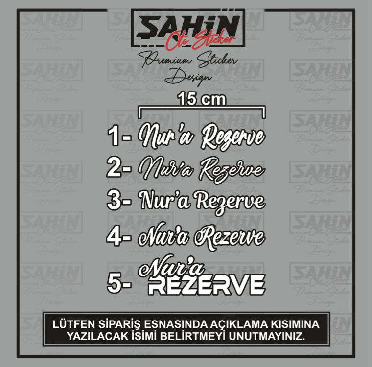 …’a REZERVE Sticker