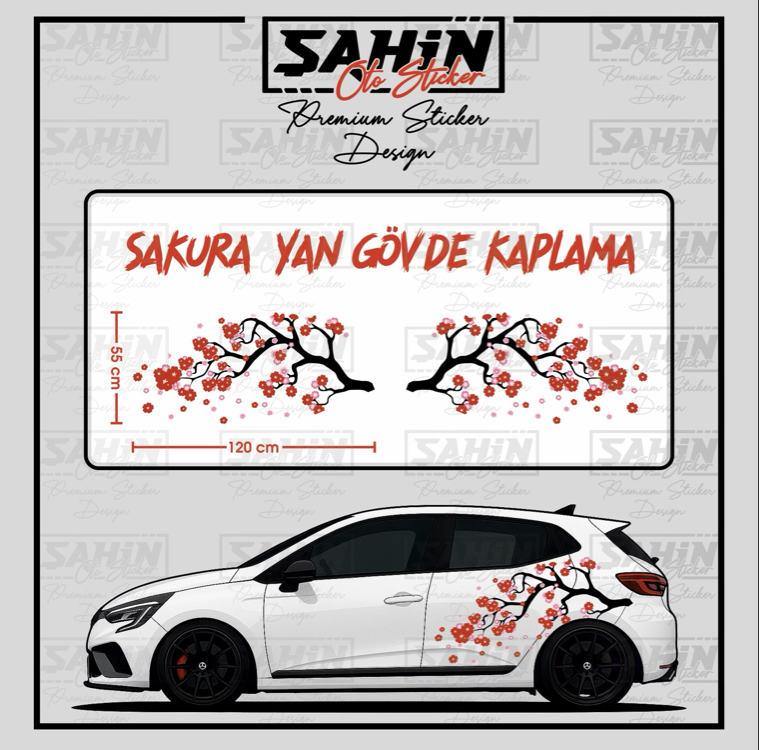 Sakura Yan Gövde Kaplama