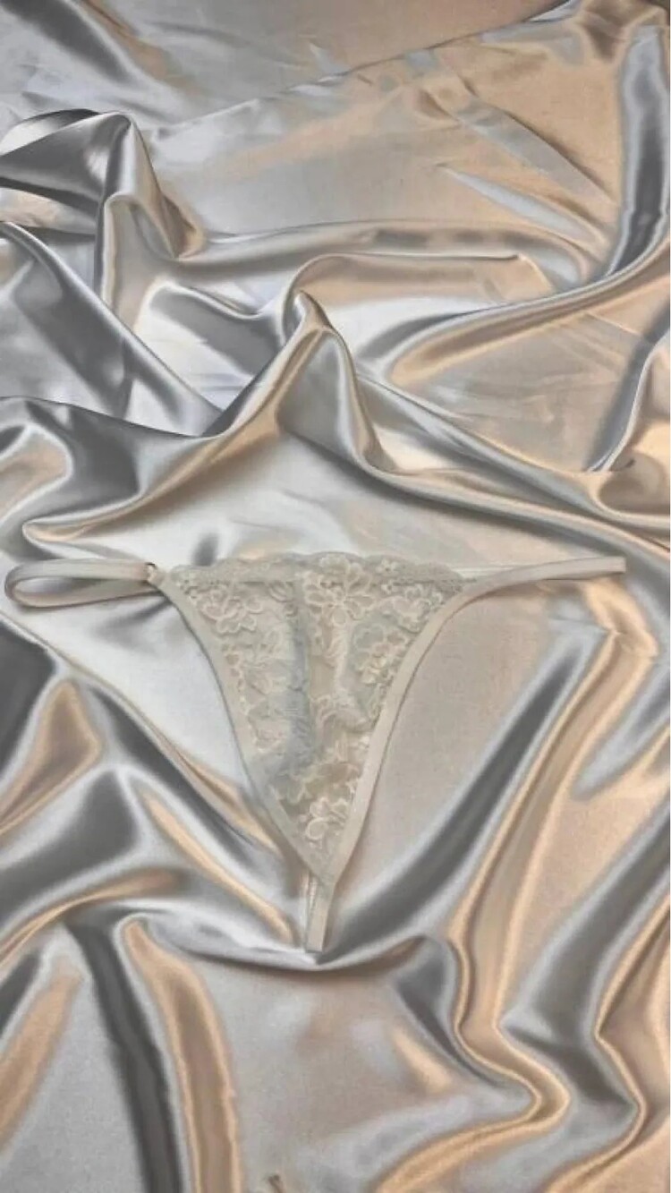 Transparan Dantel Tanga Külot V6500
