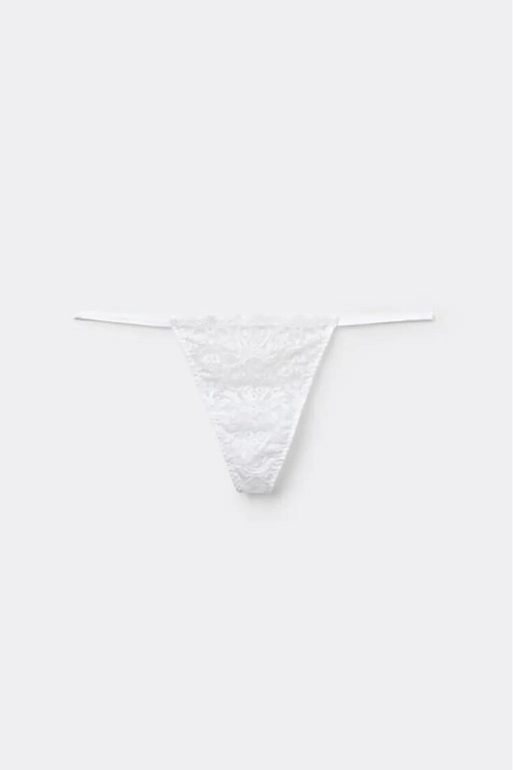 Transparan Dantel Tanga Külot V6500