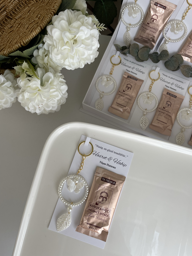 Anahtarlık + kahve set