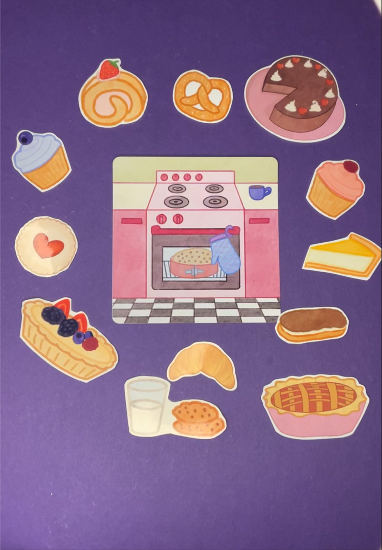 Sticker seti - Pastane