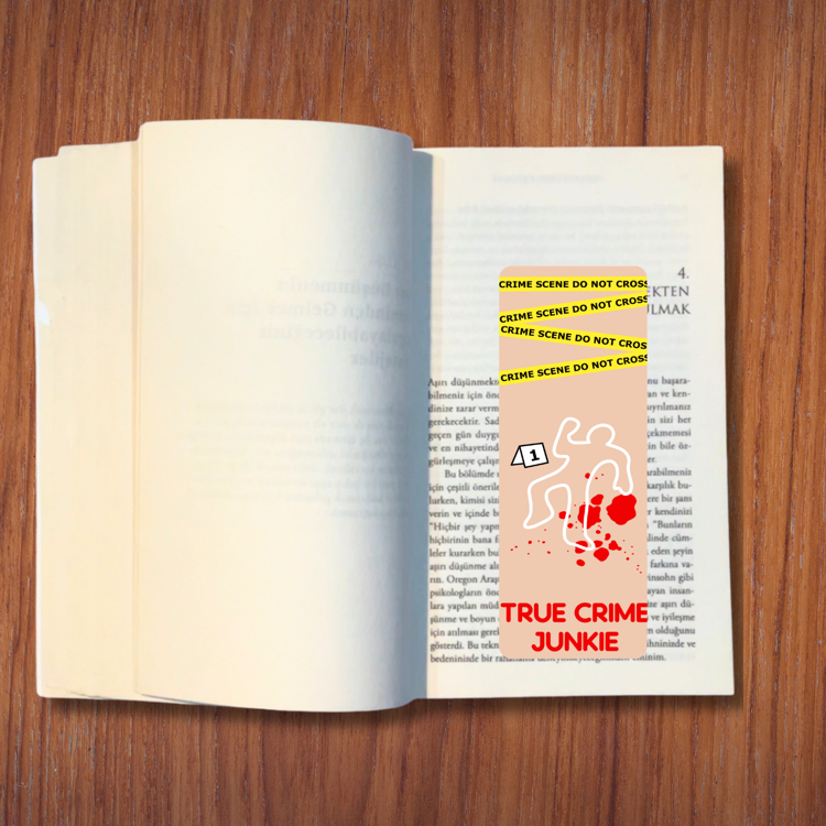 Kitap ayracı - True crime