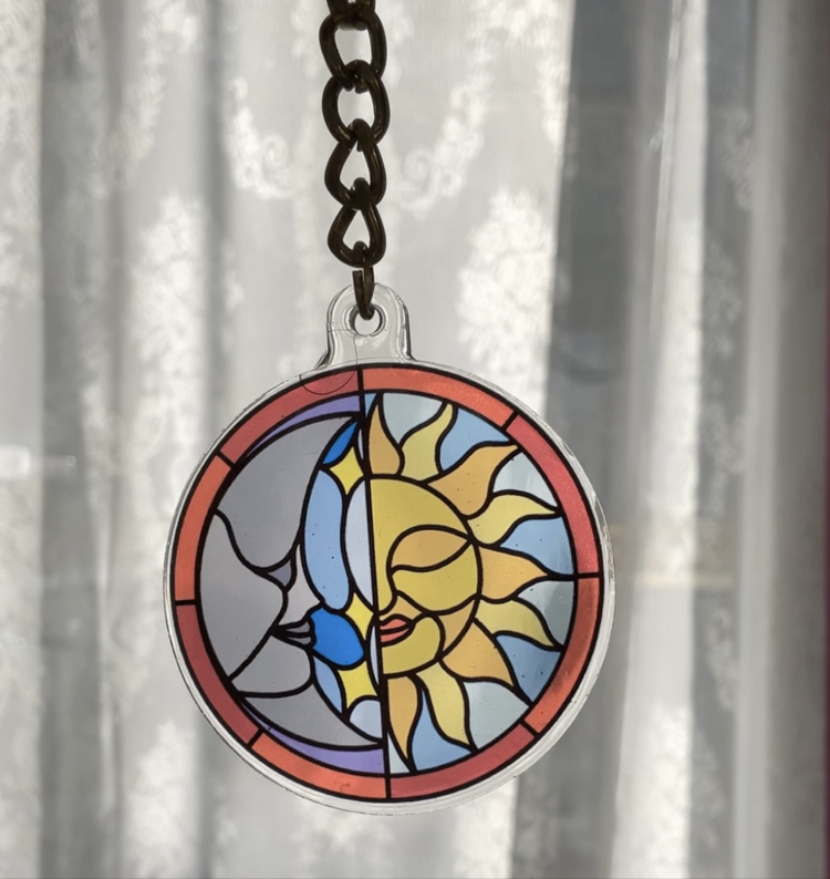 Anahtarlık - vitray 2