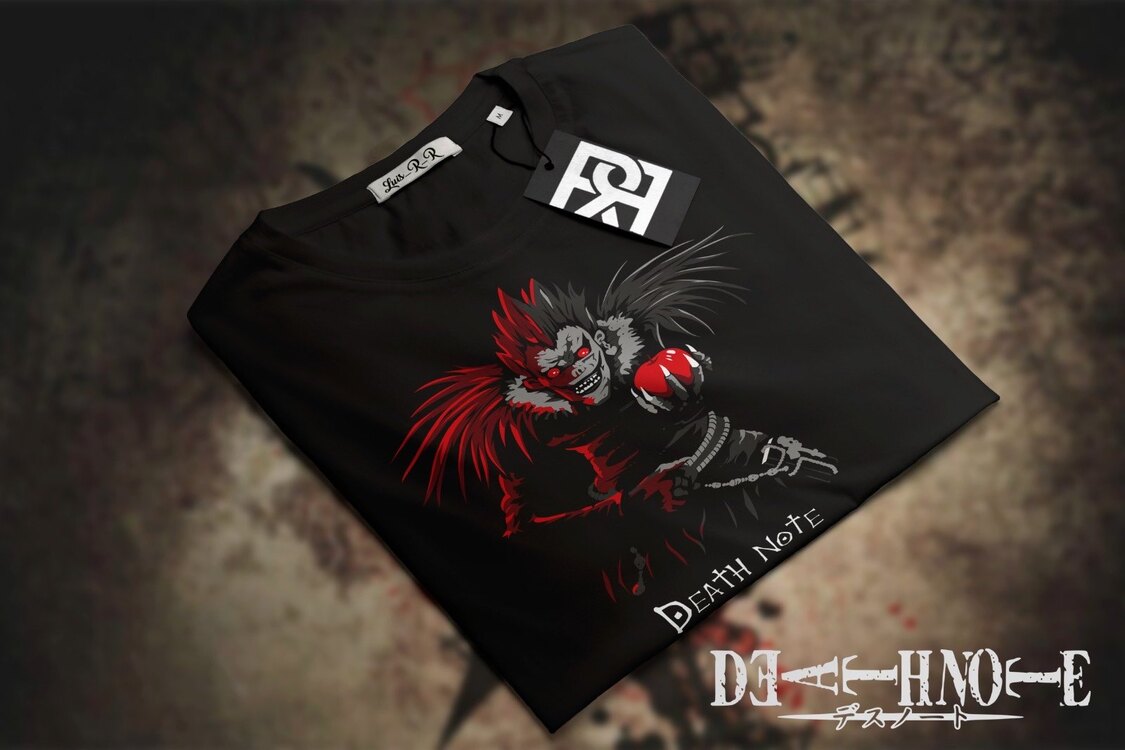 DEATHNOTE serisi Baskılı Tişört
