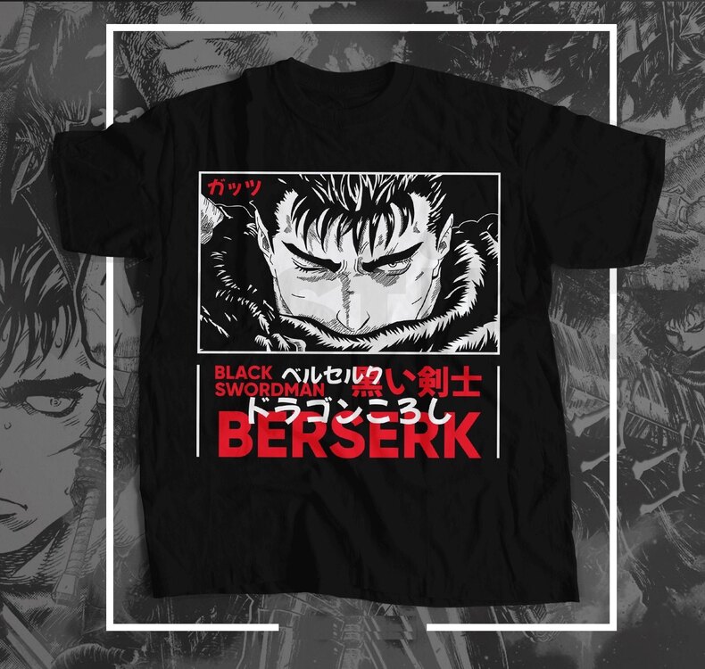 BERSERK Baskılı Tişört 