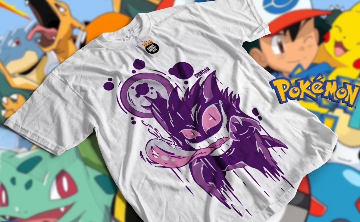 Gengar Pokemon Unisex Tshirt