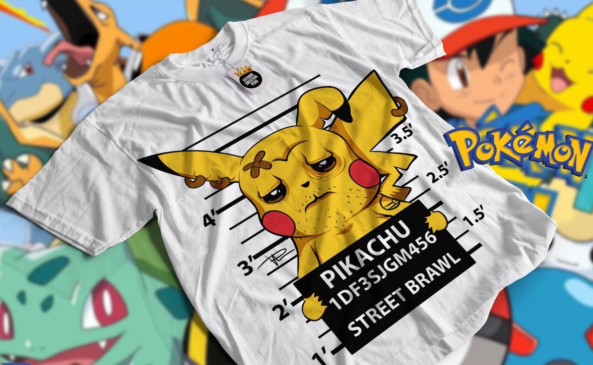 Pikachu Street Brawl Unisex T-shirt