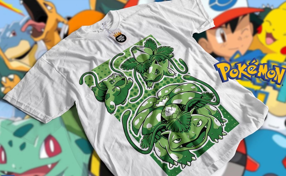 Bulbasaur Evolution Unisex T-shirt