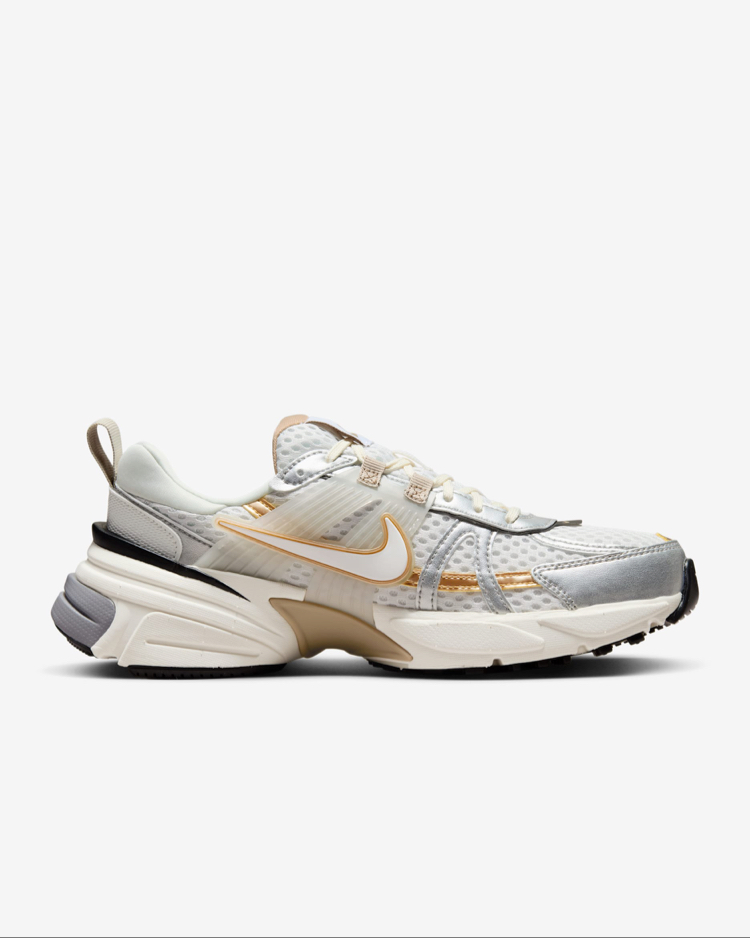 Nike V2K Run Khaki Metallic Silver