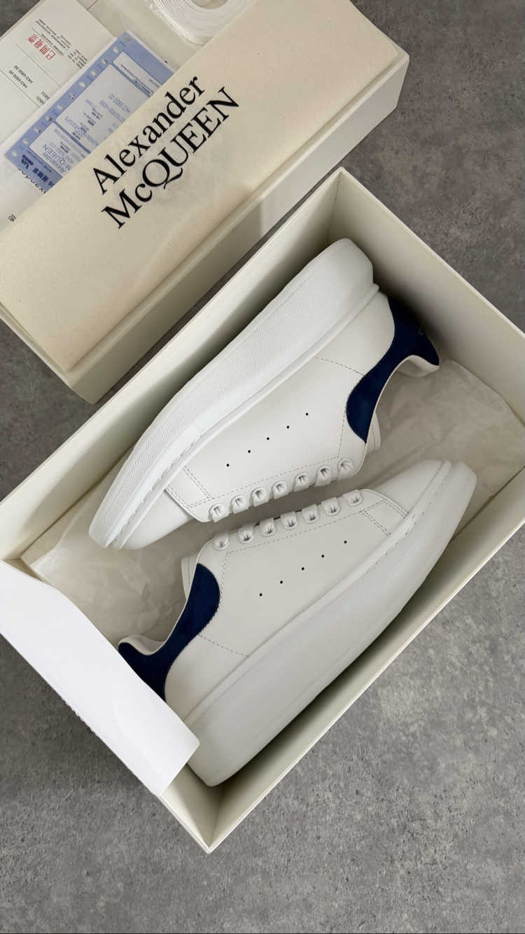 Mcqueen “White & Blue” Classic Premium 