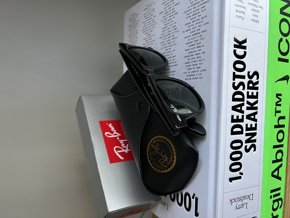 Rayban Wayfarer Siyah Çerçeve Eğimli 50 Ekartman