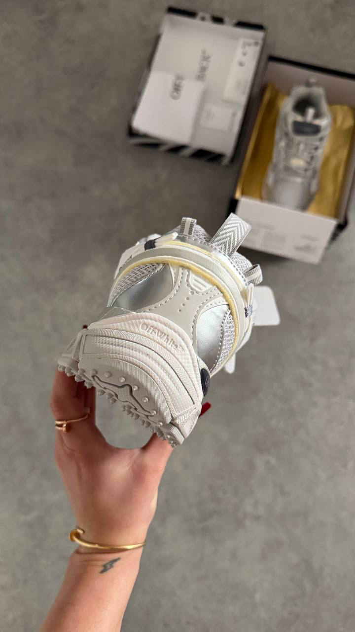 Off White Men “PREMİUM” Silver White