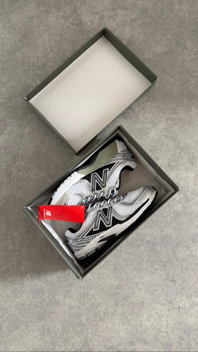 New Balance 860v2 Black White Silver