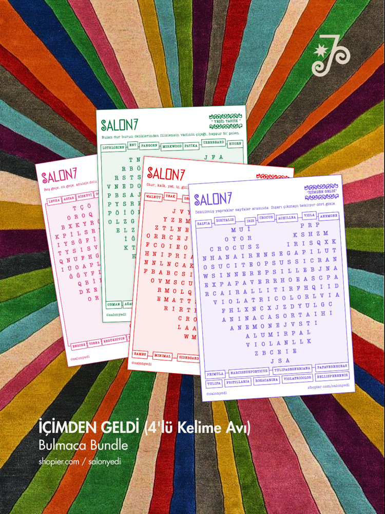 İçimden Geldi (4’lü Kelime Avı Bulmaca)