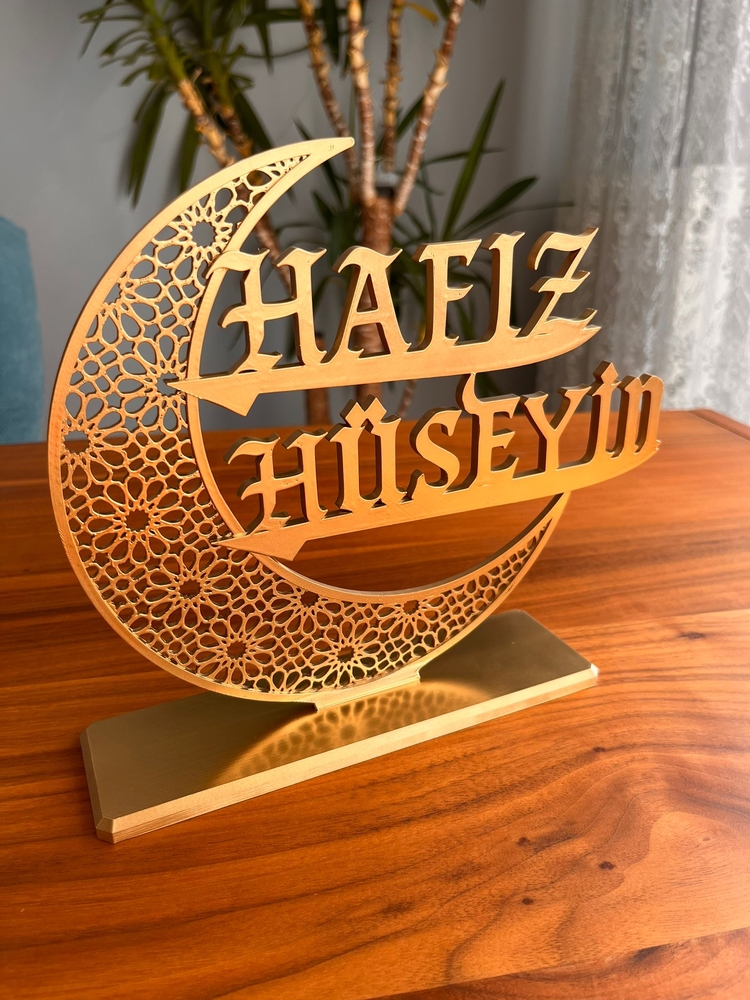 İsme Özel Hafız Yazılı Masaüstü İsimlik