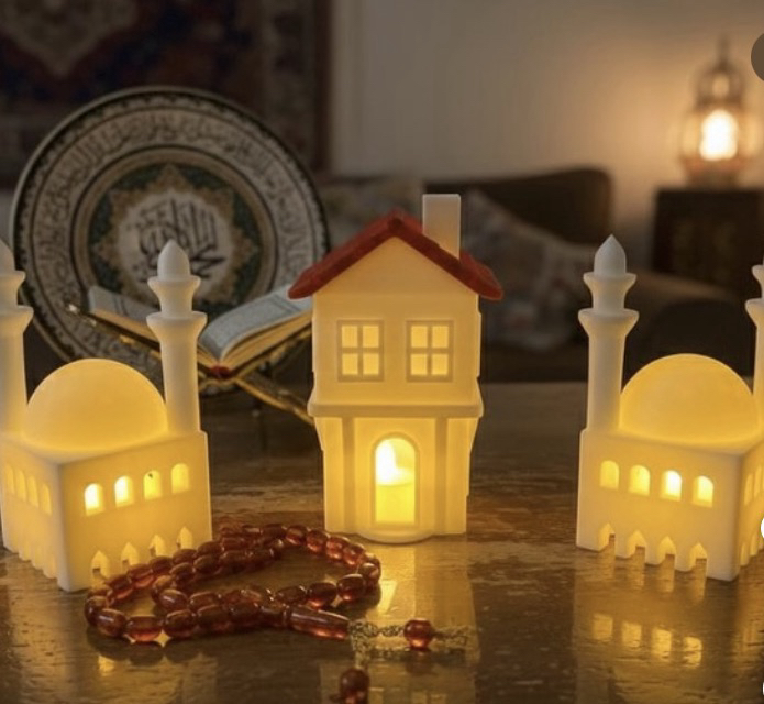 Üçlü set( iki adet mini mescit ve ev)