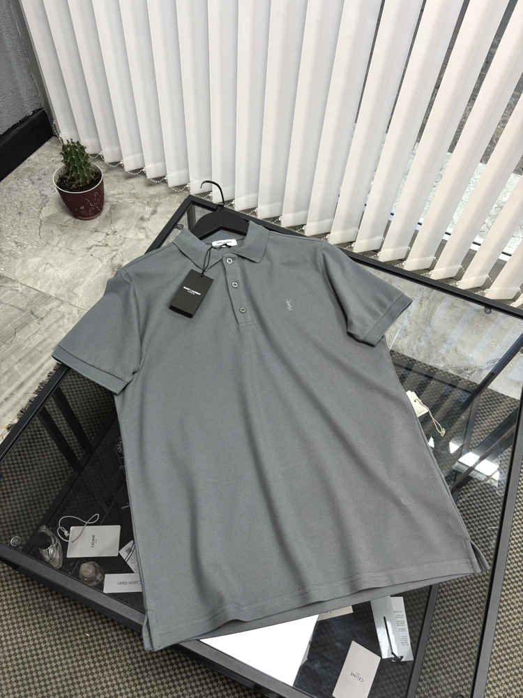 SAINT LAURENT Premium Polo Yaka Tshirt 