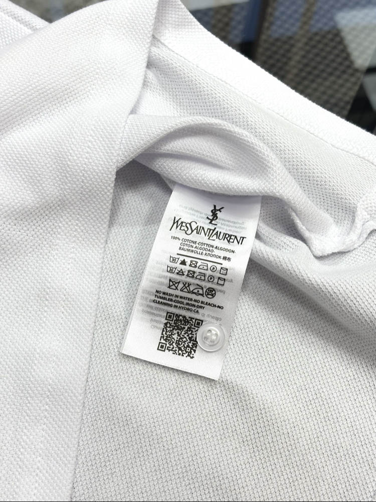 SAINT LAURENT Premium Polo Yaka Tshirt 