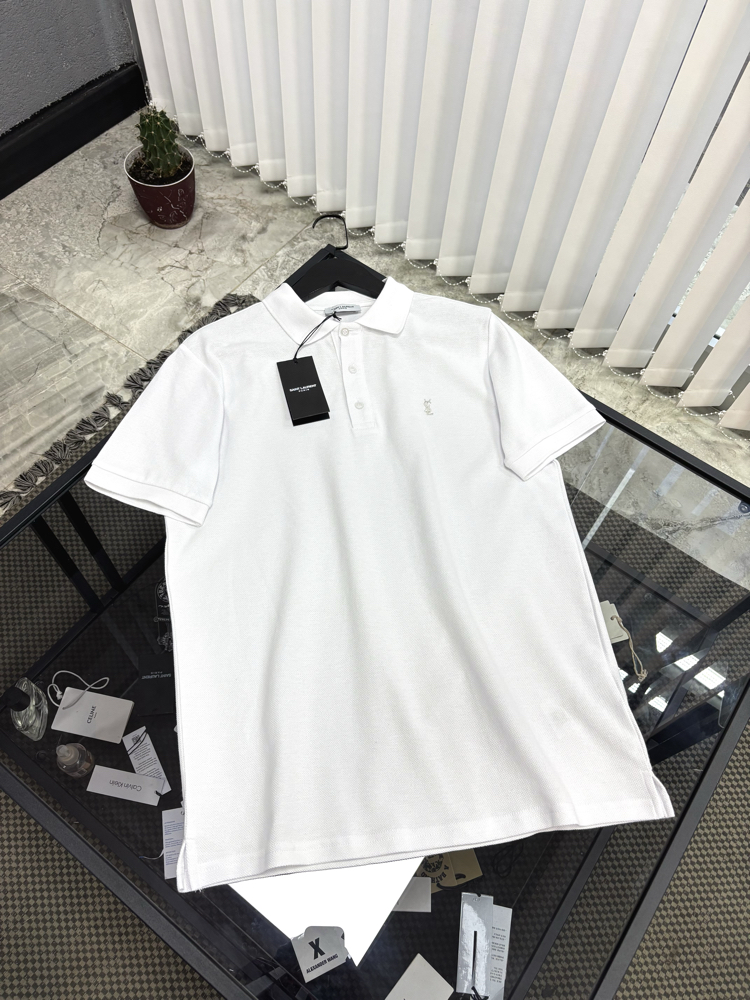 SAINT LAURENT Premium Polo Yaka Tshirt 