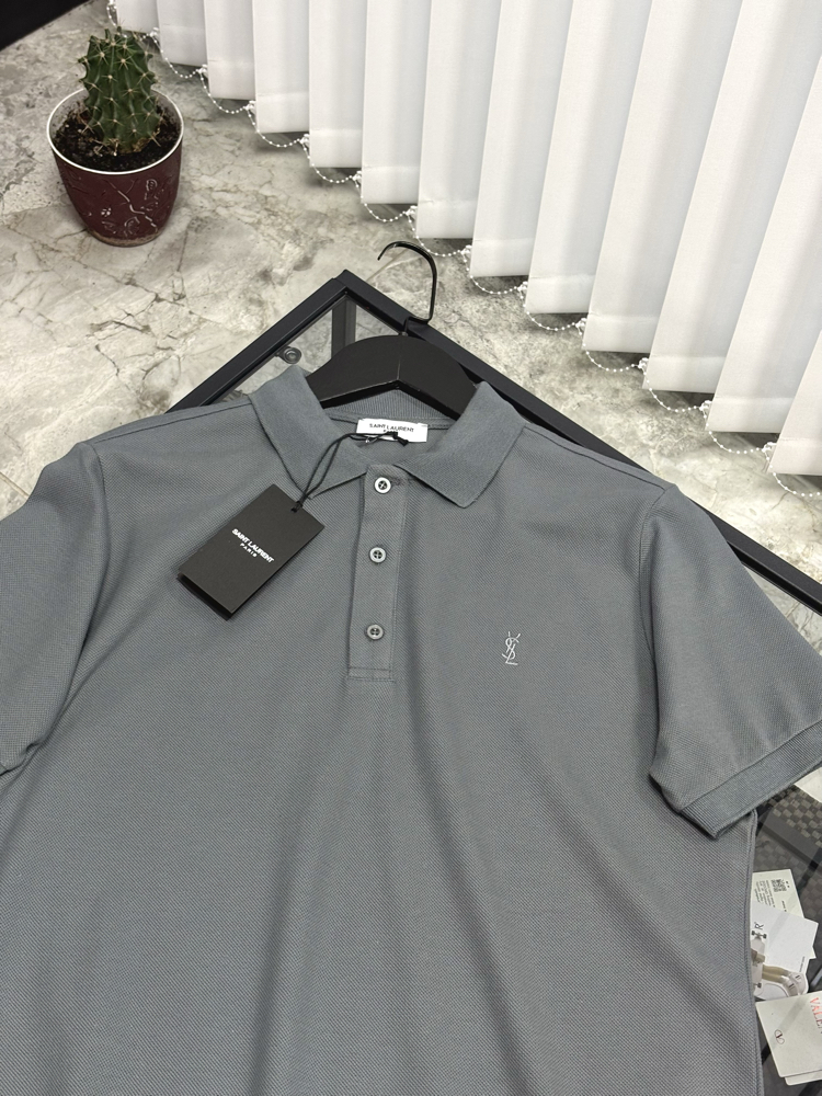 SAINT LAURENT Premium Polo Yaka Tshirt 
