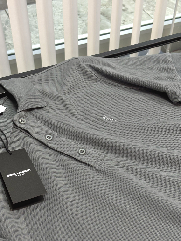 SAINT LAURENT Premium Polo Yaka Tshirt 