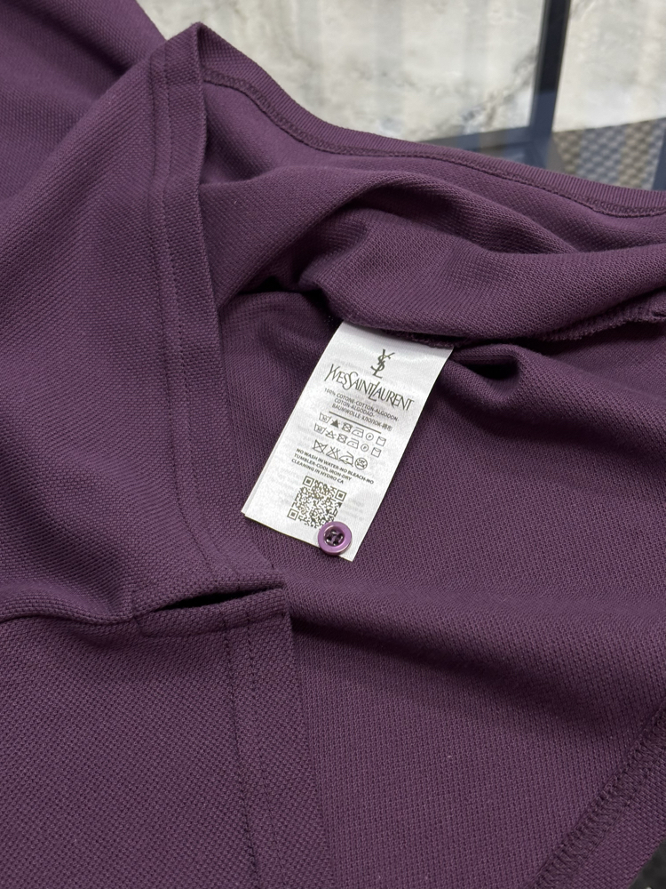 SAINT LAURENT Premium Polo Yaka Tshirt 