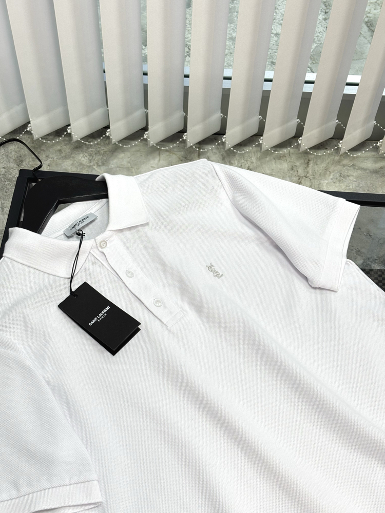 SAINT LAURENT Premium Polo Yaka Tshirt 