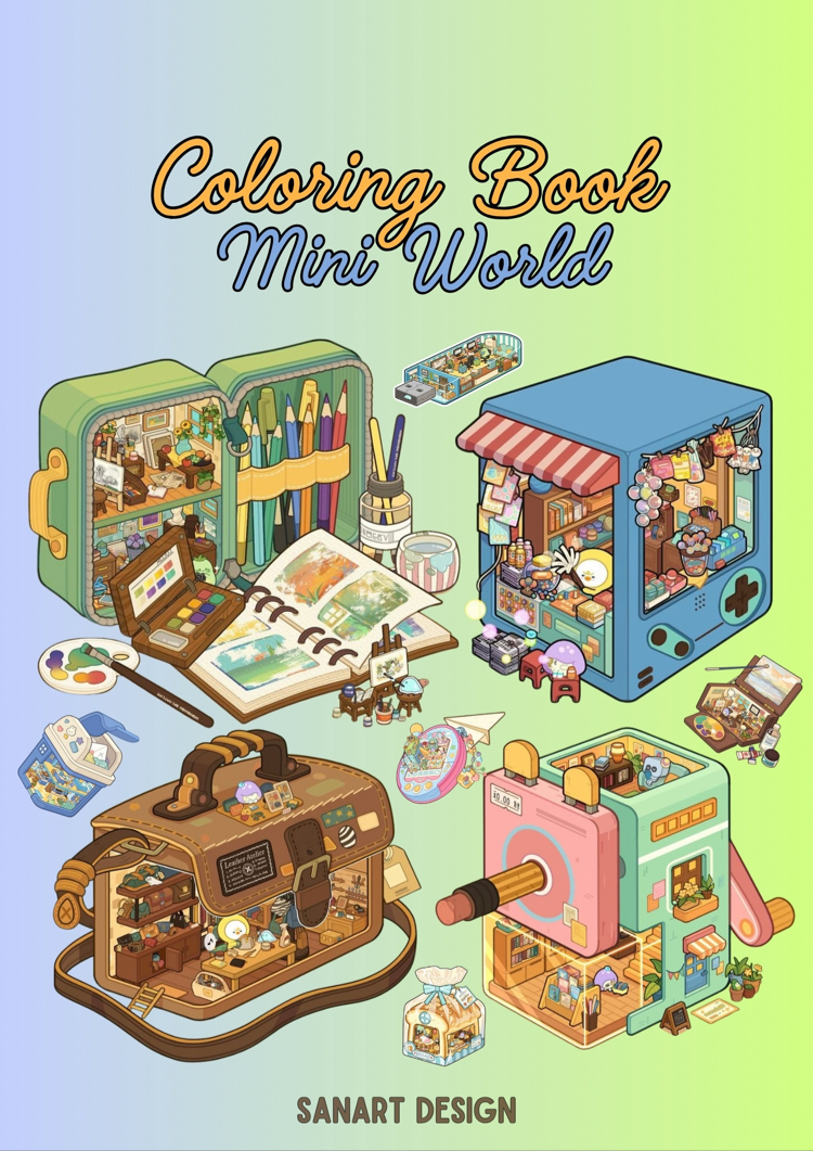 MINI WORLD - BOYAMA KİTABI A4