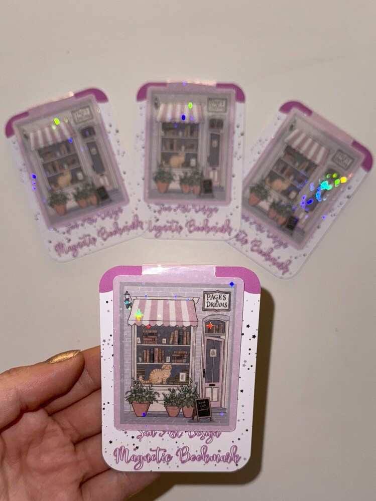 PAGES&DREAMS HOLOGRAM TEMALI Manyetik Kitap Ayracı 