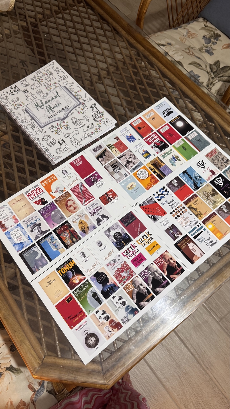 KİTAP GÜNLÜĞÜ + 1 Sayfa Hd Kalite Kitap Kapak Sticker 72