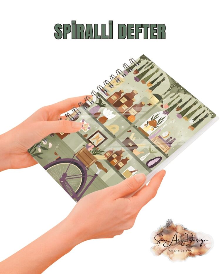 DEFTER BASKI - MODERN KAPAKLI DEFTERLER 100SYF