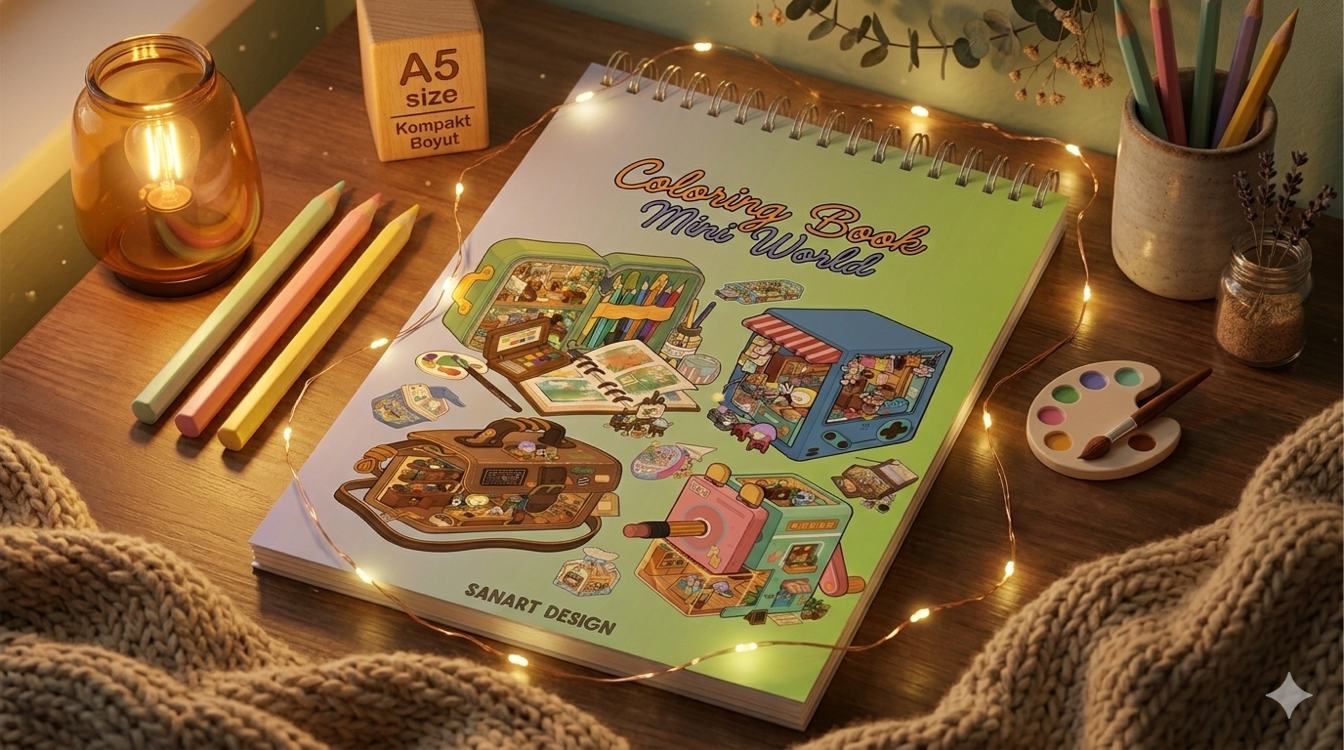 MINI WORLD - BOYAMA KİTABI A4