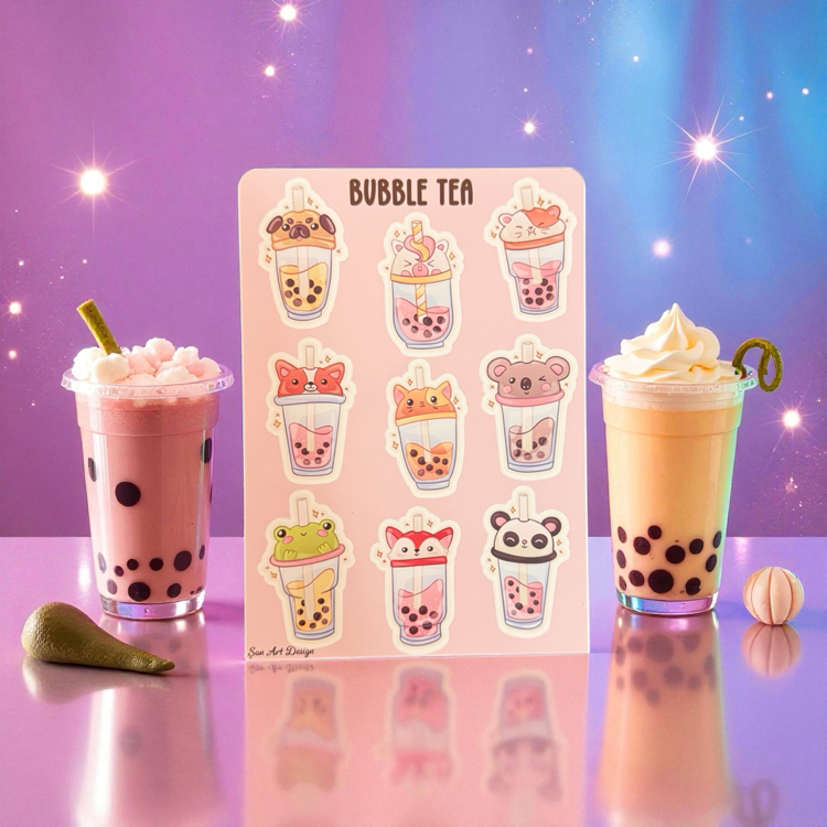 Bubble Tea Sticker