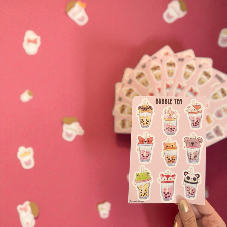 Bubble Tea Sticker