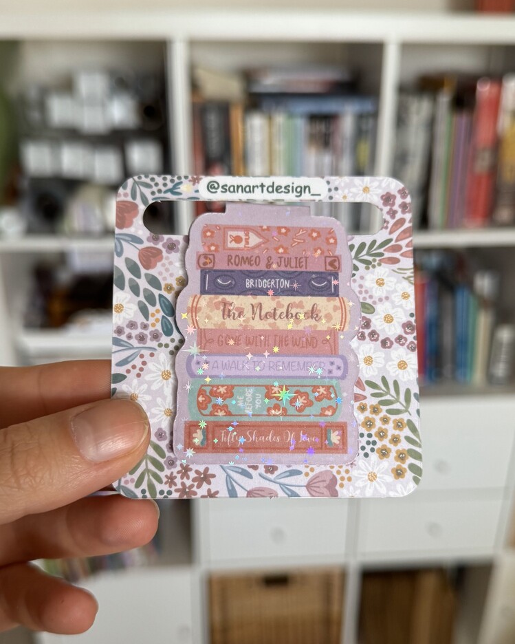 AŞK ROMANLARI TEMALI Manyetik Kitap Ayracı