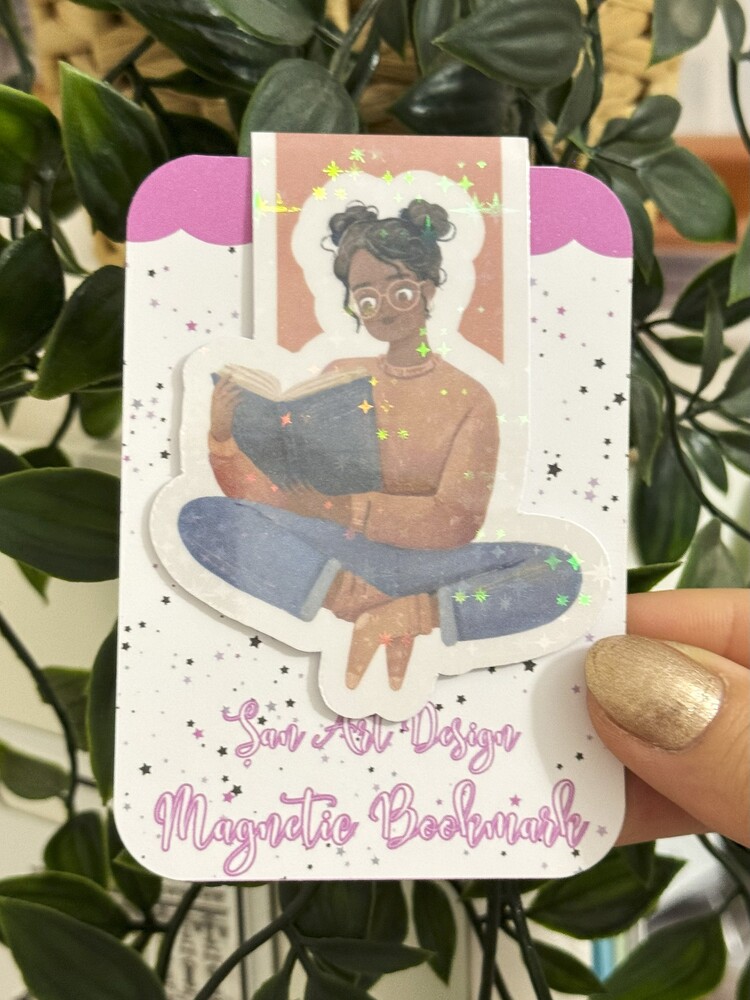 BOOK LOVER HOLOGRAM TEMALI Manyetik Kitap Ayracı
