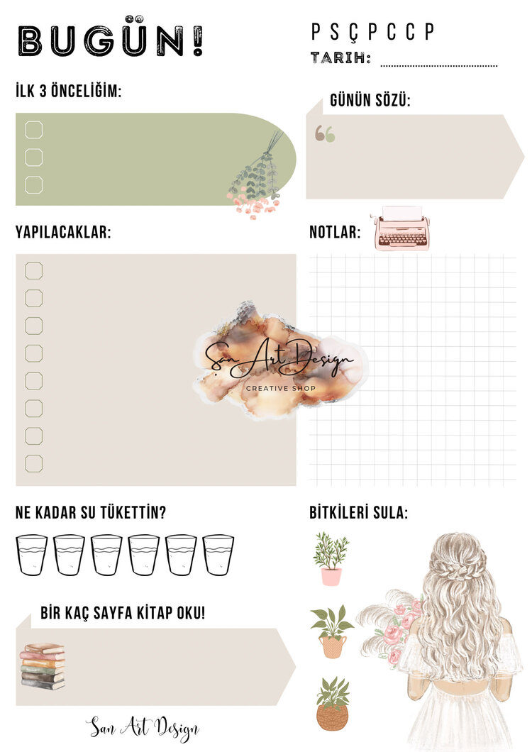 PLANLAYICI SERİSİ BASKI - BUGÜN 50syf
