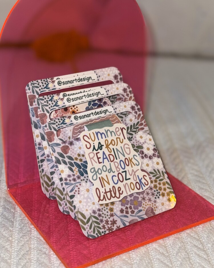 SUMMER TEMALI Manyetik Kitap Ayracı
