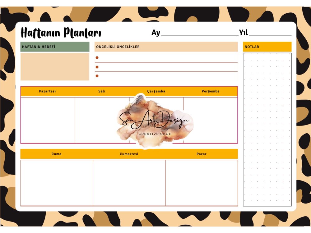 PLANLAYICI SERİSİ BASKI - LEOPAR 50syf 