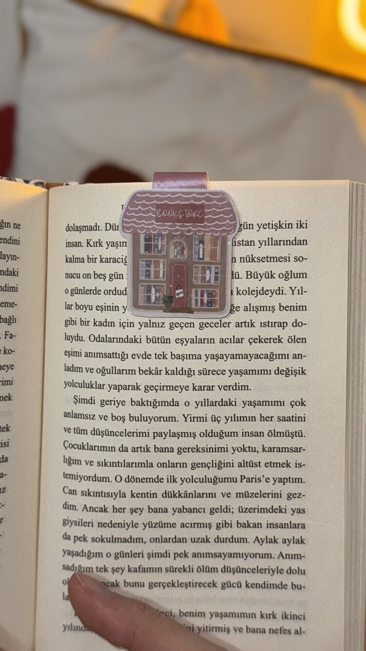 EV TEMALI Manyetik Kitap Ayracı